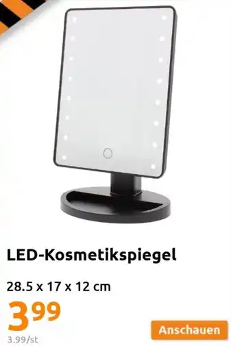 Action LED Kosmetikspiegel 28.5 x 17 x 12 cm Angebot