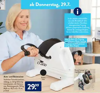 Aldi Süd Arm und Beintrainer Angebot