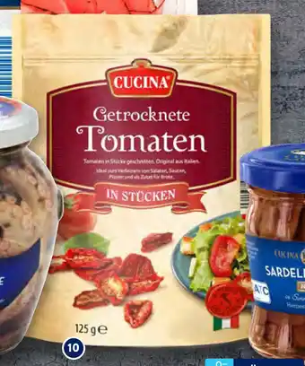 Aldi Süd Cucina Getrocknete Tomaten/Oliven 150g Angebot