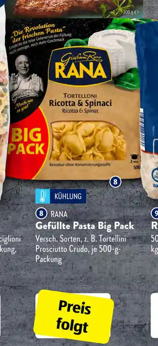 Aldi Süd Rana Gefüllte Pasta Big Pack 500g Angebot