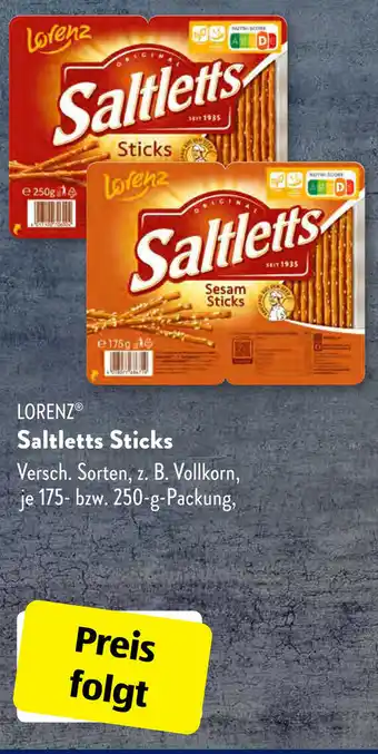 Aldi Süd Lorenz Saltletts Sticks 250g Angebot