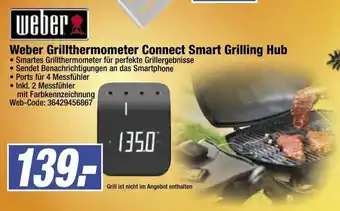 expert Octomedia Weber Grillthermometer Connect Smart Grilling Hub Angebot