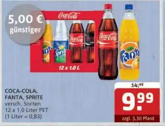 Getränke Quelle Coca-cola, fanta oder sprite Angebot