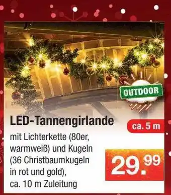 Zimmermann Led-tannengirlande Angebot