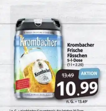 Markant Markt Krombacher frische fässchen Angebot