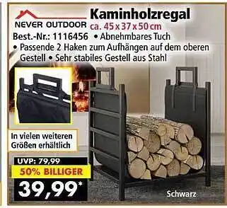 Norma24 Never outdoor kaminholzregal Angebot