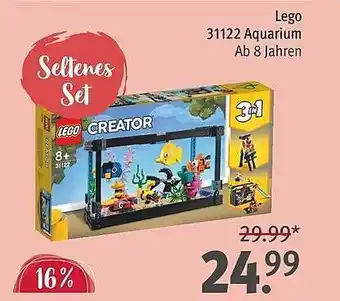Rossmann Lego aquarium Angebot