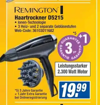 expert Octomedia Remington Haartrockner D5215 Angebot