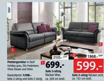 Zurbrüggen Polstergarnitur oder sofa 2-3-sitzig Angebot