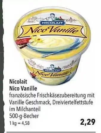 CITTI Markt Nicolait nico vanille Angebot