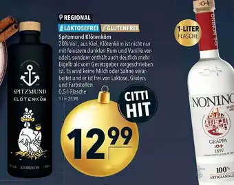 CITTI Markt Spitzmund klötenköm Angebot