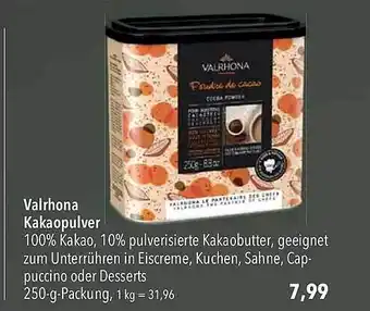 CITTI Markt Valrhona kakaopulver Angebot