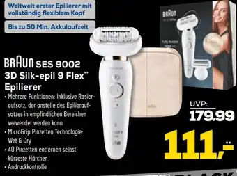 Euronics Braun SES 9002 3D Silk-epil 9 Flex Epilierer Angebot