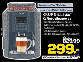 Euronics Krups EA 8150 Kaffeevollautomat Angebot