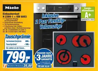 expert Techno Land Miele Einbauherdset H 2269-1 + KM 6003 Angebot