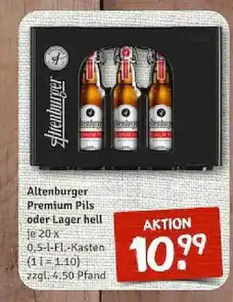 nahkauf Altenburger premium pils oder lager hell Angebot