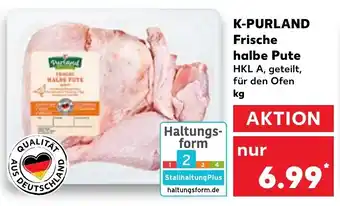 Kaufland K-Purland Frische halbe Pute Angebot