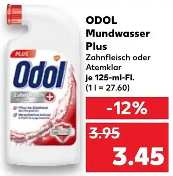 Kaufland Odol Mundwasser Plus 125 ml Fl. Angebot