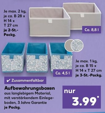 Kaufland Liv&Bo Aufbewahrungsboxen Angebot