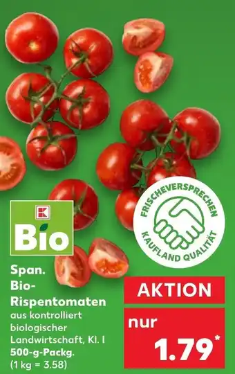 Kaufland Span. Bio Rispentomaten 500 g Packg. Angebot