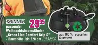 Hornbach Krinner passenger Weihnachtsbaumständer Green Line Comfort Grip S Angebot