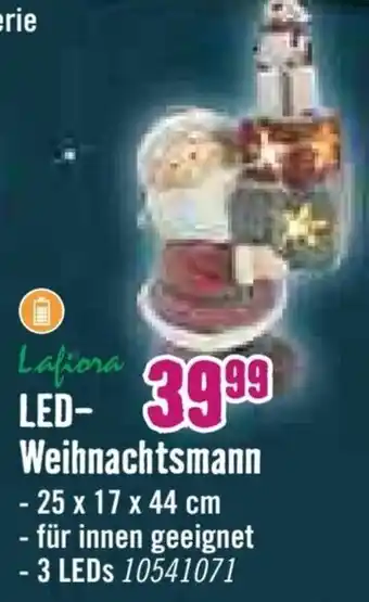 Hornbach Lafiora LED Weihnachtsmann Angebot