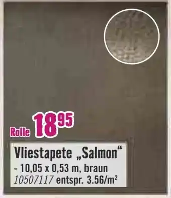 Hornbach Salmon Vliestapete Angebot