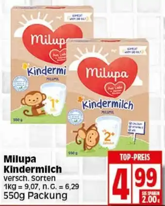 Elli Markt Milupa Kindermilch 550g Packung Angebot