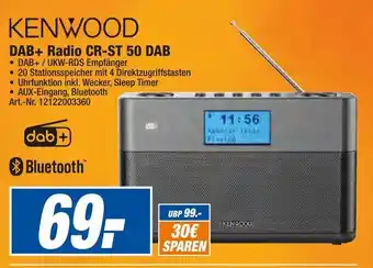 expert Techno Land Kenwood DAB+Radio CR ST 50 DAB Angebot