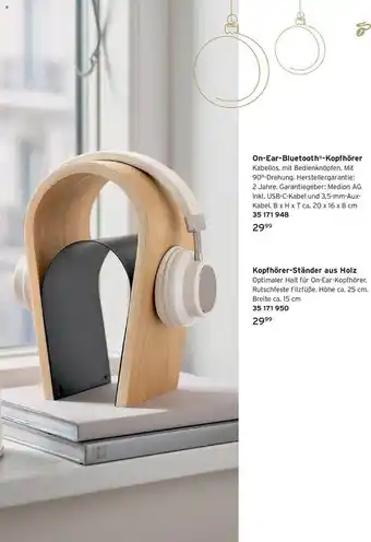 Tchibo On-ear-bluetooth-kopfhörer oder kopfhörer-ständer aus holz Angebot