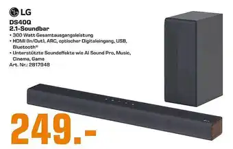 Saturn Lg ds40q 2.1-soundbar Angebot