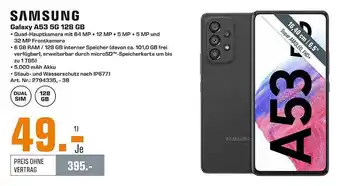 Saturn Samsung galaxy a53 5g 128 gb Angebot