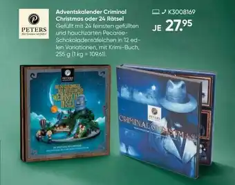 Galeria Peters adventskalender criminal christmas oder 24 rätsel Angebot