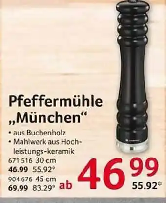 Selgros Pfeffermühle „münchen“ Angebot