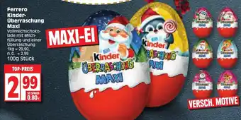 Edeka Ferrero Kinder überraschung Maxi 100g Stück Angebot