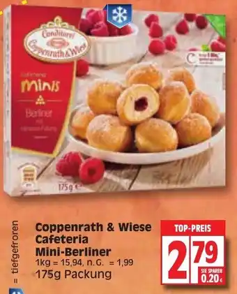 Edeka Coppenrath & Wiese Cafeteria Mini Berliner 175 g Packung Angebot