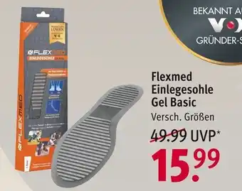 Rossmann Flexmed Einlegesohle Gel Basic Angebot