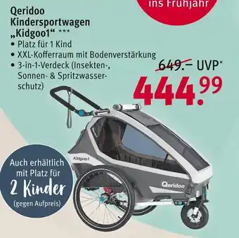 Rossmann Qeridoo Kindersportwagen ,,Kidgoo1" Angebot