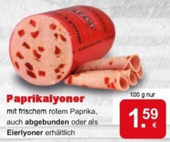 CAP Markt Paprikalyoner Angebot