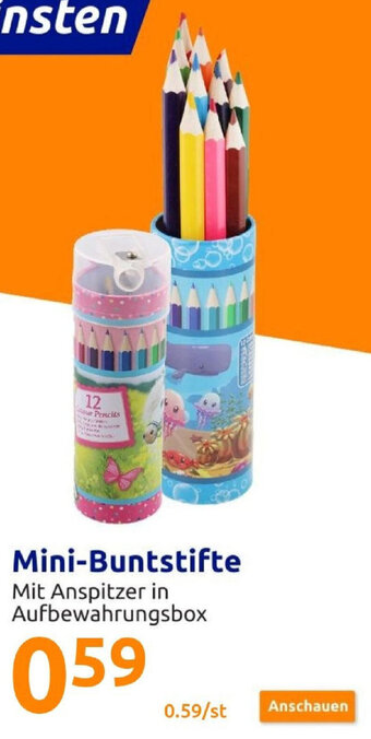 Action Mini Buntstifte Angebot