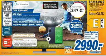 expert Techno Land Samsung GQ 75 QN 85 A ATXZG Angebot