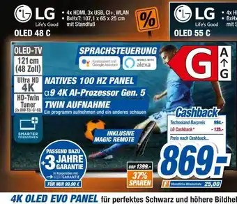 expert Techno Land Lg oled-tv oled48c Angebot