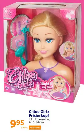 Action Chloe Girlz Frisierkopf Angebot