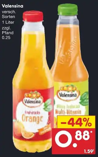 Netto Marken-Discount Valensina 1 Liter Angebot