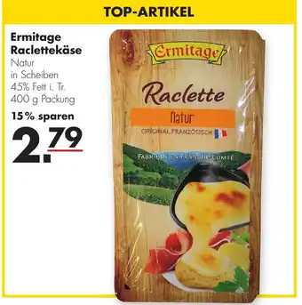 Handelshof Ermitage Raclettekäse 400 g Packung Angebot