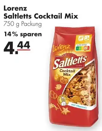 Handelshof Lorenz Saltletts Cocktail Mix 750 g Packung Angebot