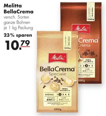 Handelshof Melitta Bella Crema 1 kg Packung Angebot