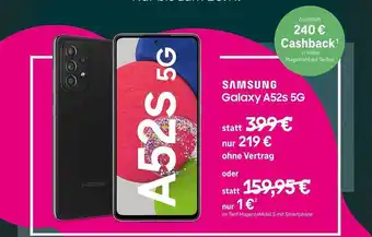 Telekom Shop Samsung galaxy a52s 5g Angebot