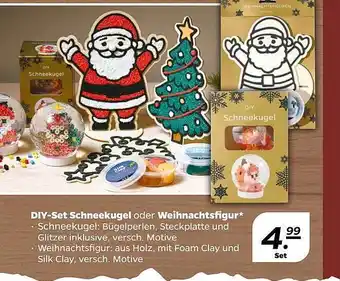 NETTO Diy set schneekugel oder weihnachtsfigur Angebot