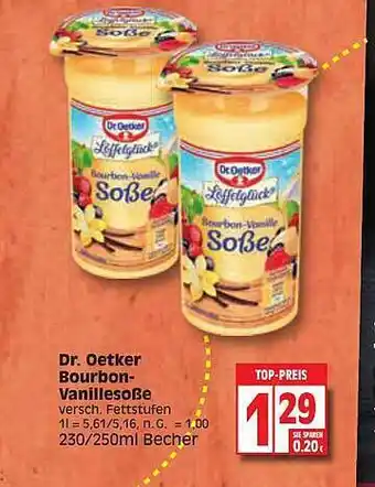 Edeka Dr. oetker bourbon-vanillesoße Angebot